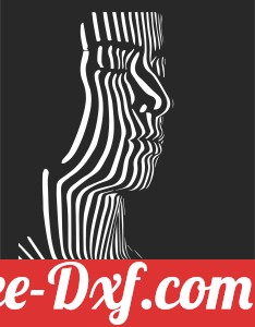 3d woman wall art decor