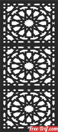 download Decorative  SCREEN  wall pattern   Door free ready for cut