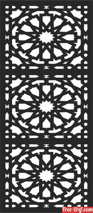 download Decorative  SCREEN  wall pattern   Door free ready for cut