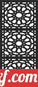 Decorative  SCREEN  wall pattern   Door