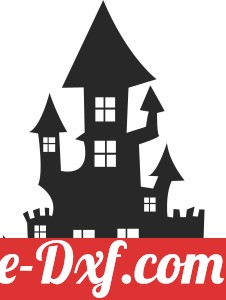 Scary halloween house