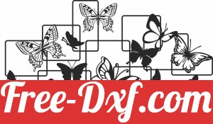 Butterfly wall panel decor