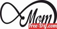 download Mom infinity symbol sign free ready for cut