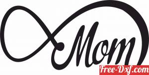 download Mom infinity symbol sign free ready for cut