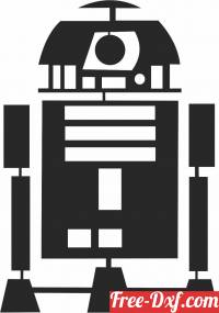 download r2d2 star wars figure free ready for cut