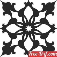 download Decorative mandala pattern clipart free ready for cut