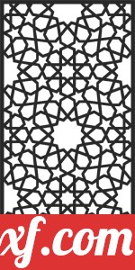 decorative panel wall separator door pattern