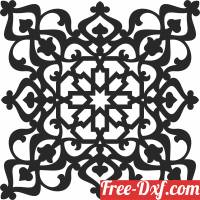 download flower wall Pattern free ready for cut