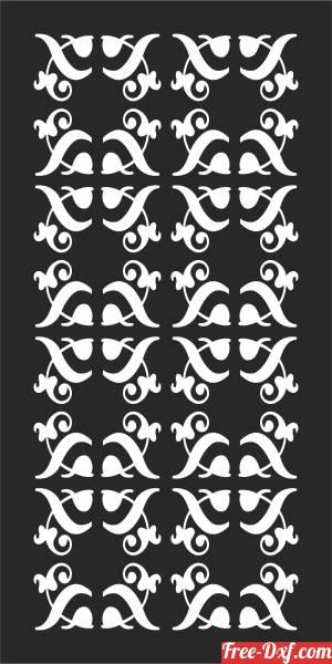 download Screen  decorative door Pattern free ready for cut