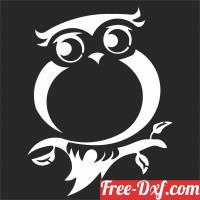 download Owl wall decor free ready for cut