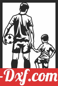 football player father and son