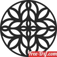 download mandala wall decorative pattern free ready for cut