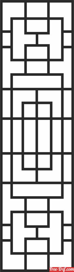 download Decorative Screen door  pattern  SCREEN  DECORATIVE free ready for cut