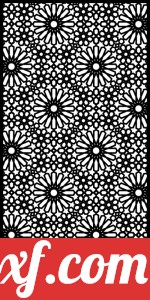 floral decorative wall screen partition  pattern panels