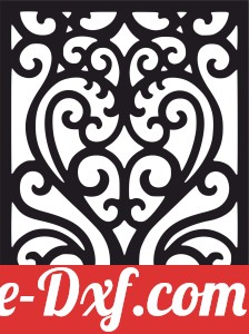 decorative door wall panel screen pattern