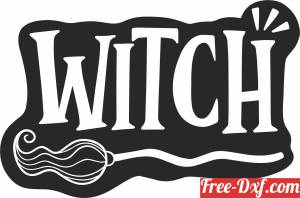 download witch Halloween clipart free ready for cut