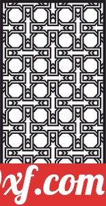 decorative wall hanging screen door geometric panel pattern