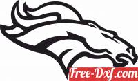 download Denver Broncos logo NFL free ready for cut