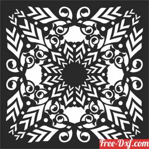 download wall  DECORATIVE PATTERN free ready for cut
