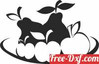 download fruits plate apple clipart free ready for cut