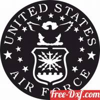 download United states air force army logo free ready for cut
