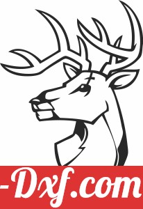 deer head cliparts