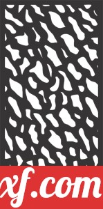 decorative panel wall separator door pattern