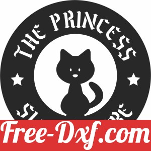 the princess sleeps here cat sign