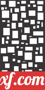 decorative screen pattern door