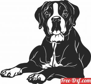 download Boxer Dog clipart free ready for cut