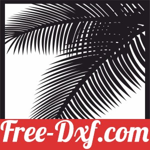 palm leaves wall art decor