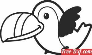 download parrot bird free ready for cut