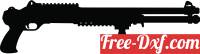download Rifle gun silhouette arms free ready for cut