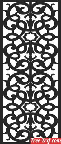 download SCREEN decorative   door Pattern free ready for cut
