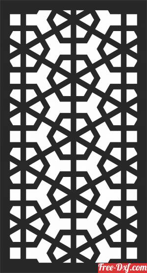 download decorative   SCREEN Pattern  SCREEN   Door   Wall free ready for cut