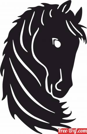 download Horse wall art free ready for cut