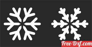 download Snowflakes christmas free ready for cut