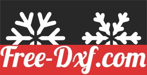 Snowflakes christmas