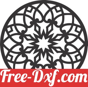 round pattern for wall decor