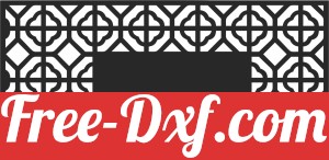 PATTERN   DECORATIVE  SCREEN DOOR