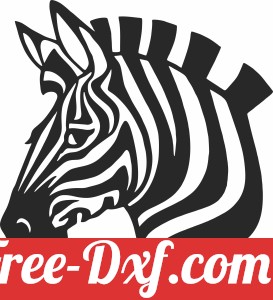 Zebra head clipart