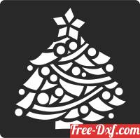 download Christmas Tree free ready for cut