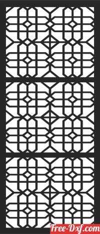 download Decorative  door  SCREEN   wall  Screen free ready for cut