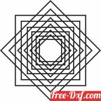 download flower of life geometric seed decor free ready for cut
