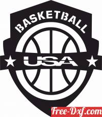 download USA basketball logo free ready for cut
