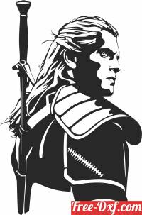 download Geralt of Rivia clipart free ready for cut