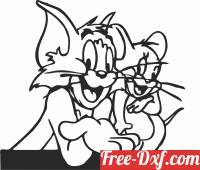 download Tom and Jerry art free ready for cut