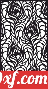 decorative wall screen door floral panel pattern