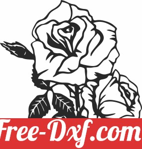 Flowers rose clipart
