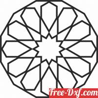 download arabic Decorative pattern free ready for cut